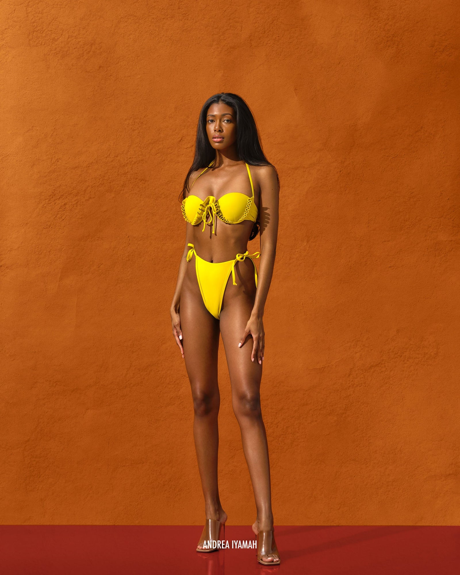 Fula Bikini Top | Lemon
