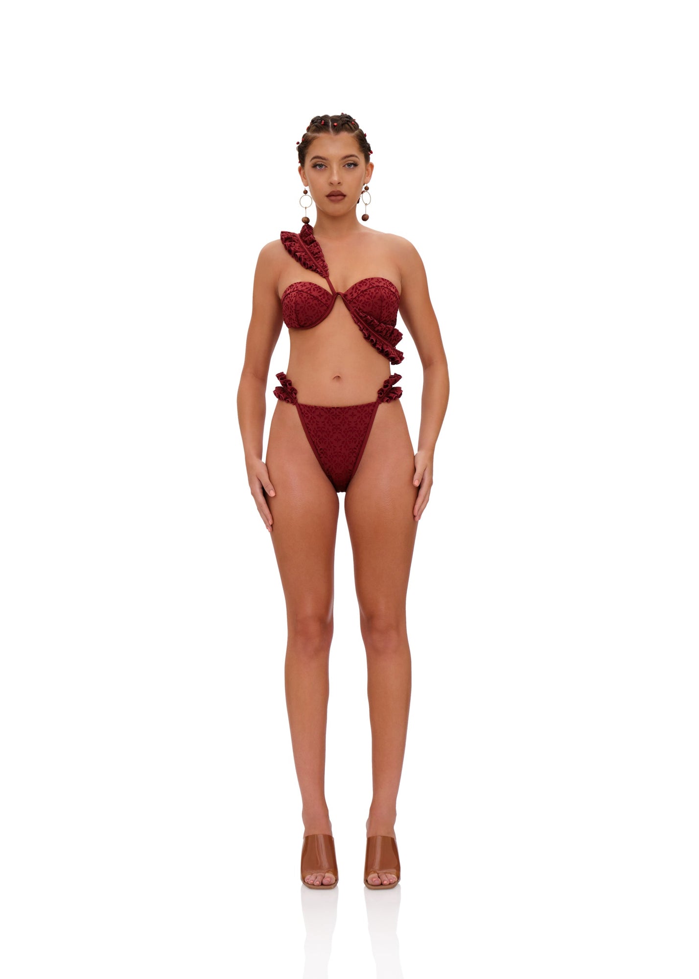 Mulan Bikini Top | Wine