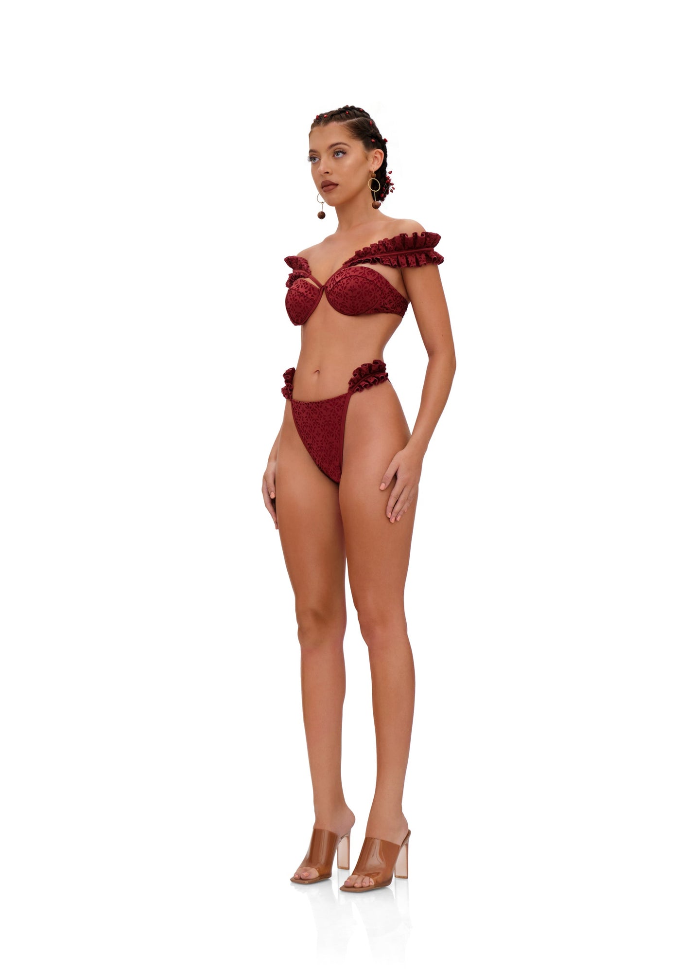 Mulan Bikini Top | Wine