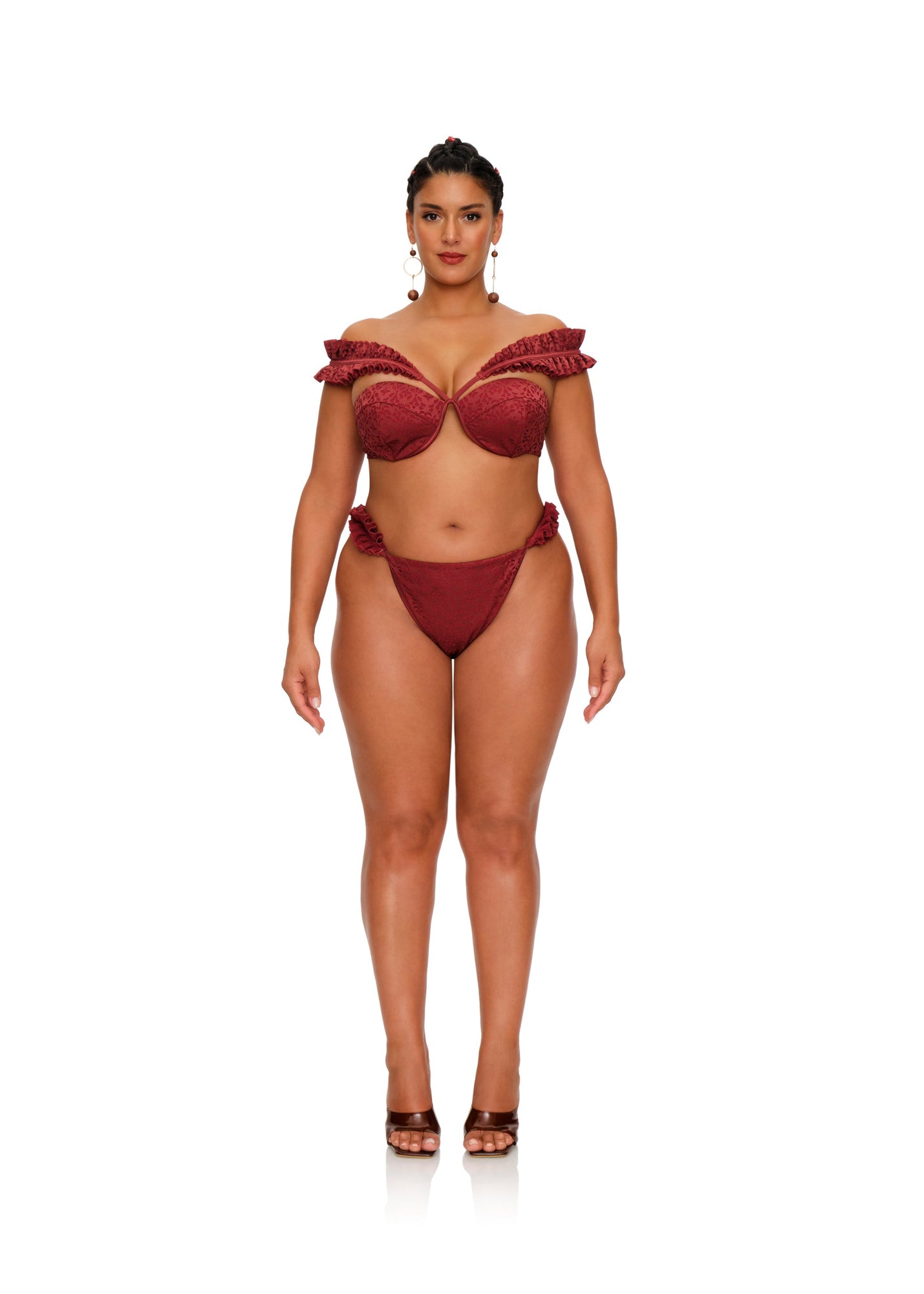 Mulan Bikini Top | Wine