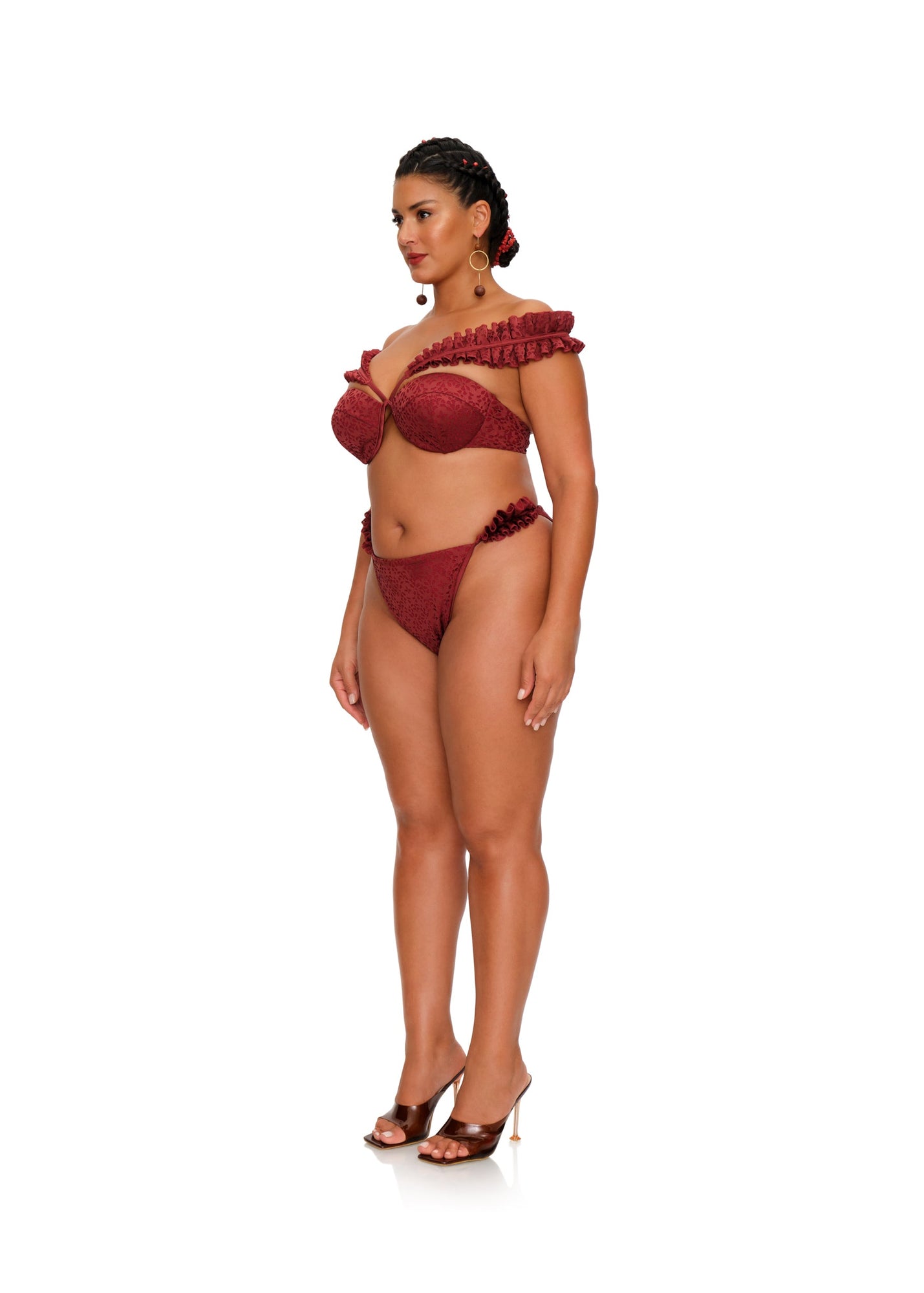 Mulan Bikini Top | Wine