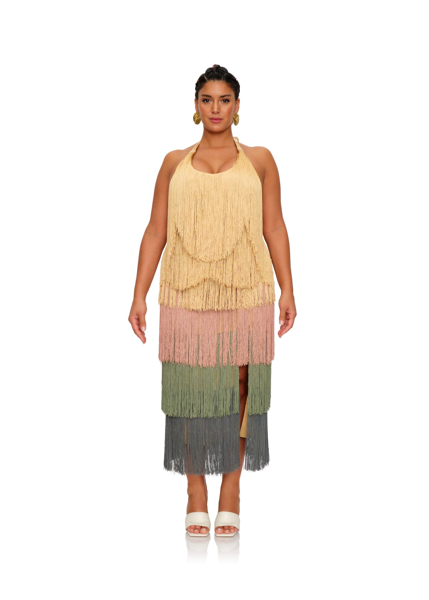 Neme Midi Dress | Multi