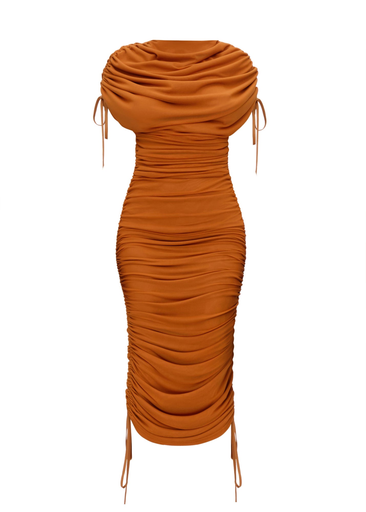 Ratu Mesh Dress | Caramel