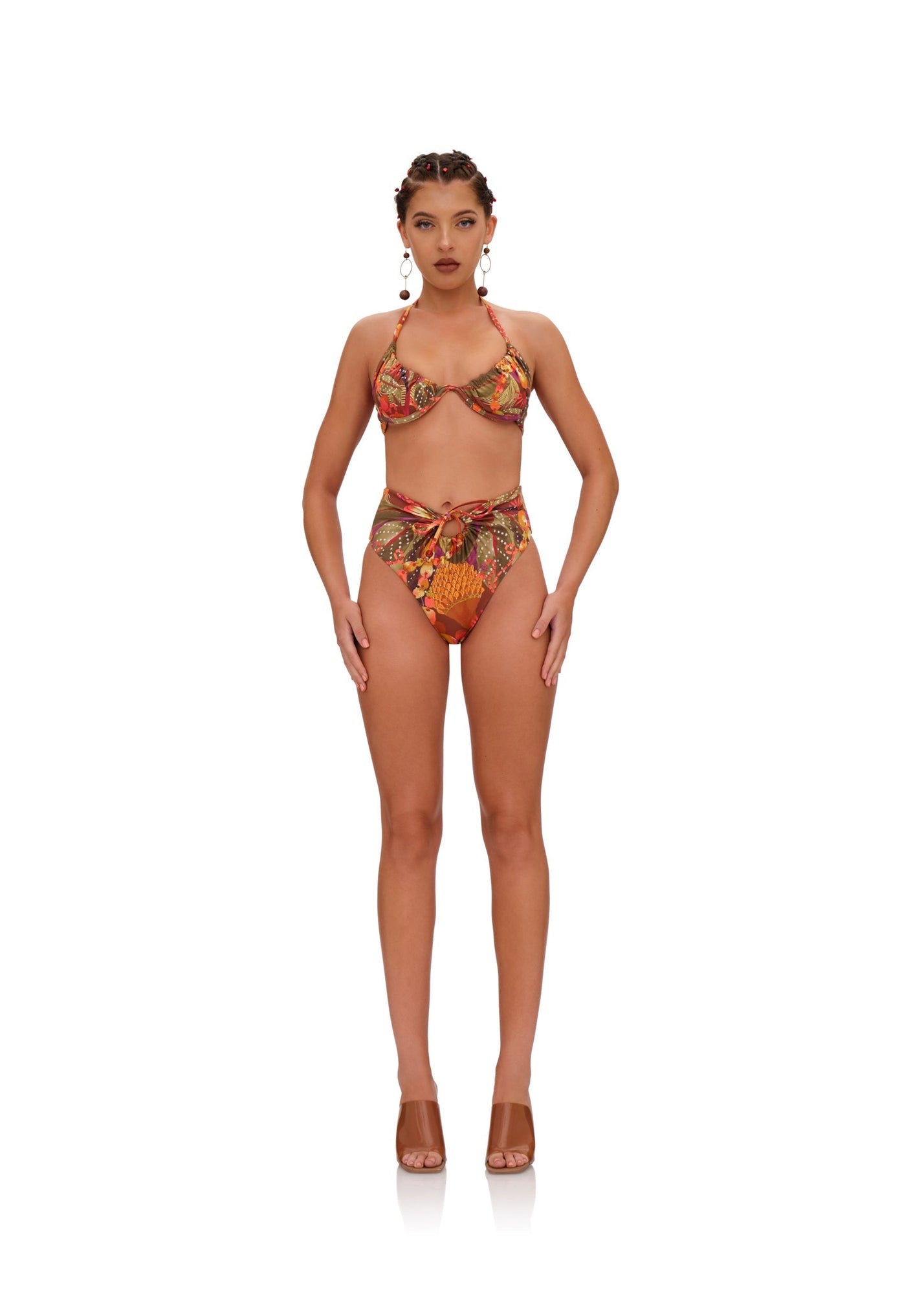 Uwa Reversible Bikini Bottom | Kola Print