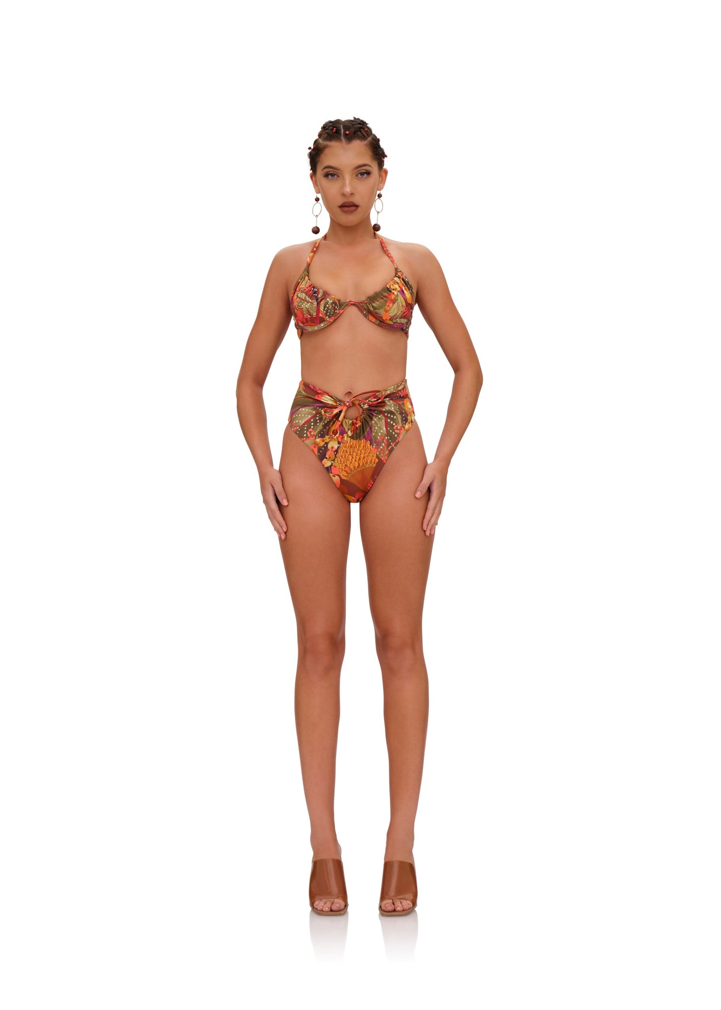 Uwa Reversible Bikini Top | Multi