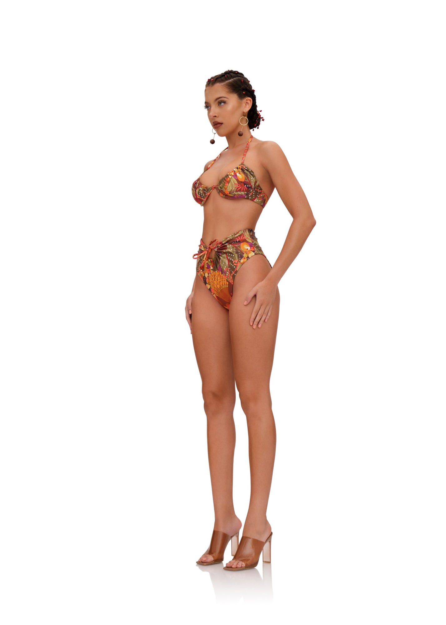 Uwa Reversible Bikini Top | Multi