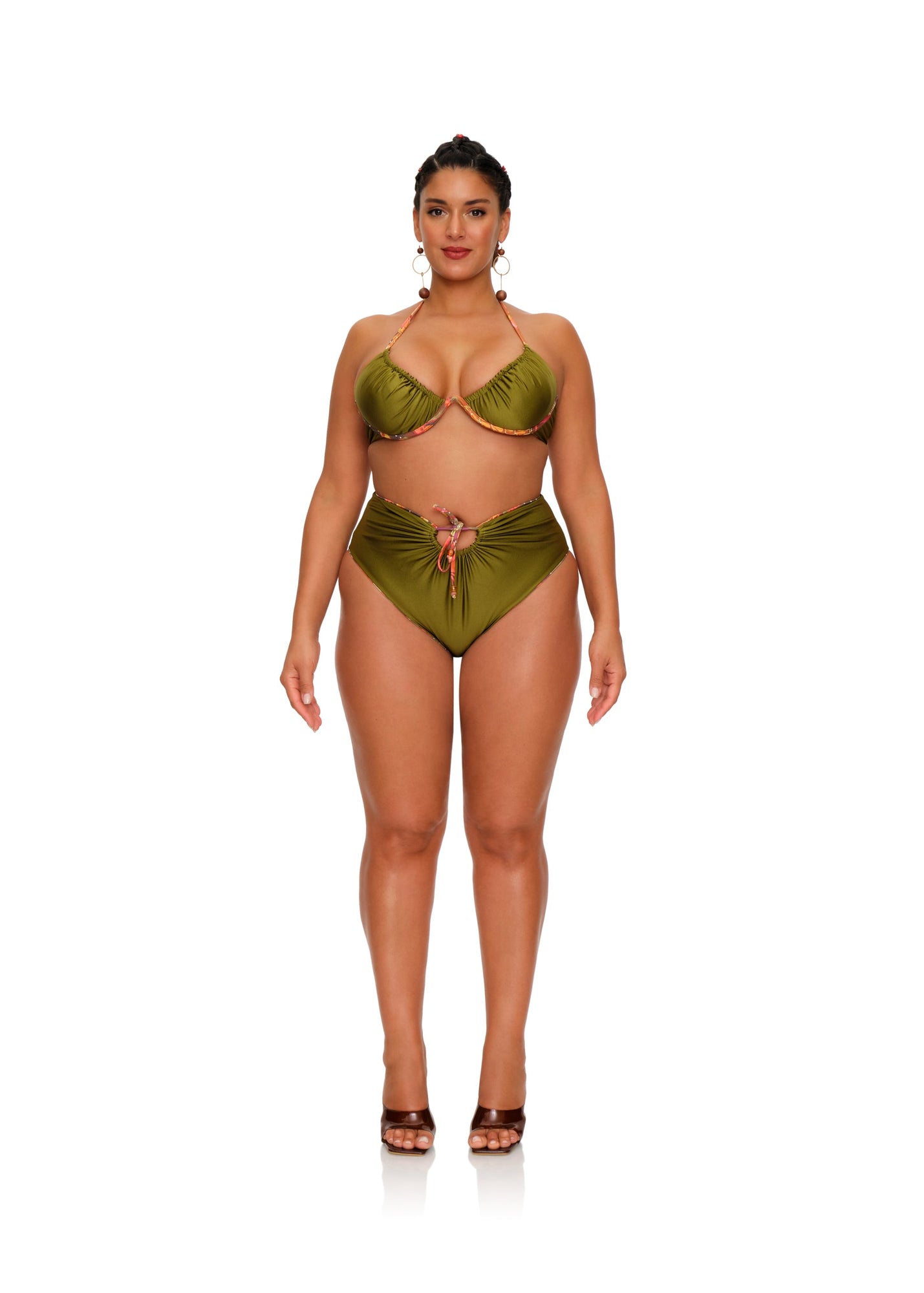 UWA Reversible Bikini Top | Kola Print