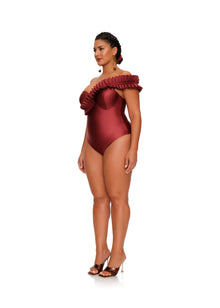 Nisi One Piece Swimsuit | Wine