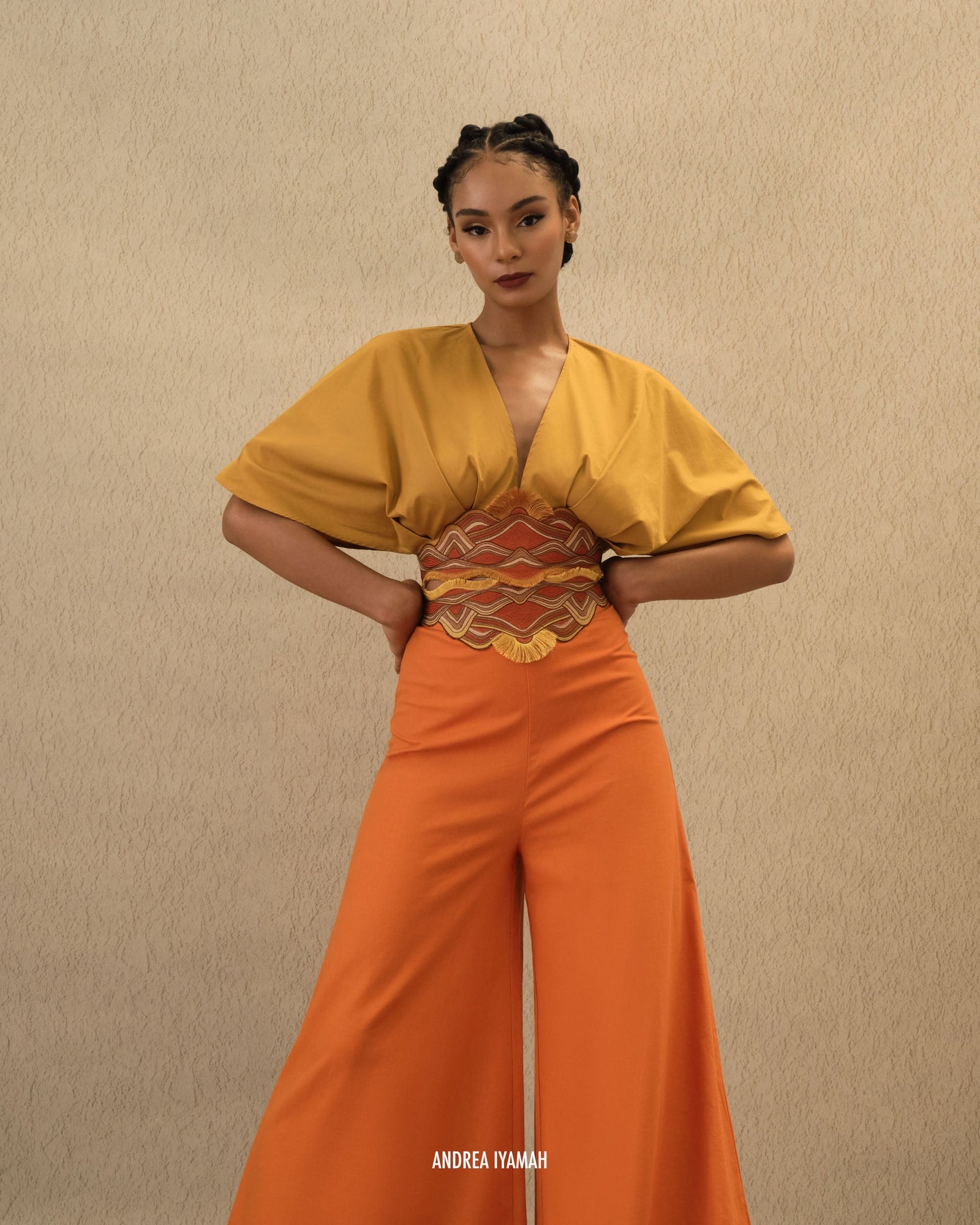 Olla Crop Top | Mustard