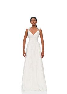 Vola Maxi Dress | Ivory