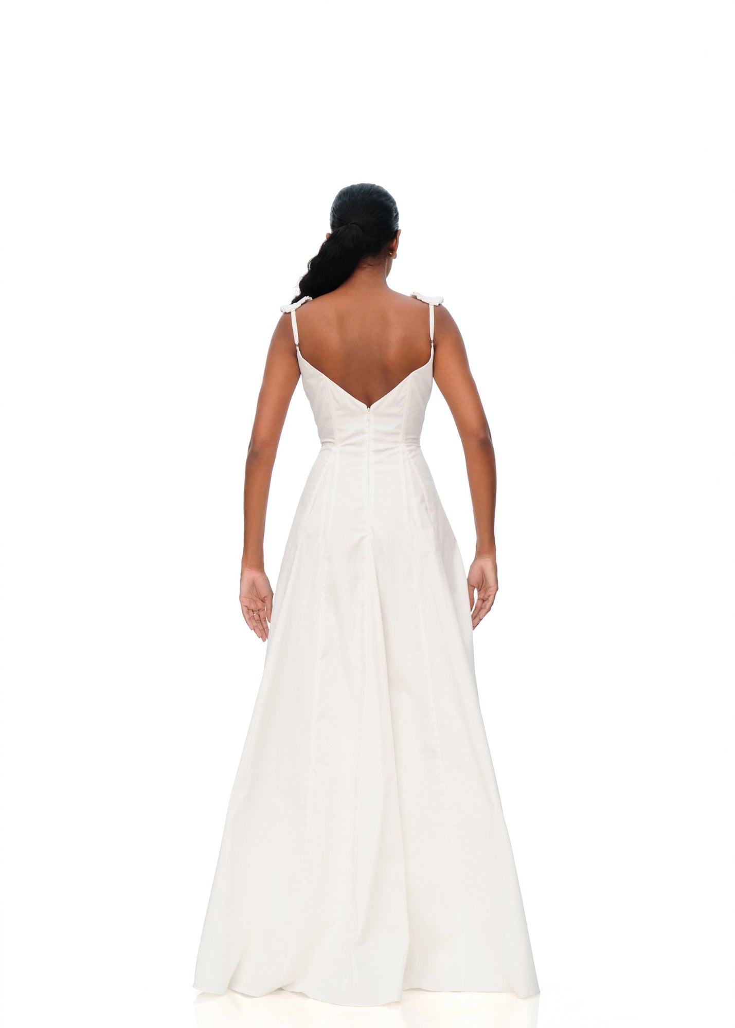 Vola Maxi Dress | Ivory