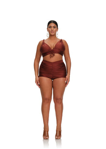 Karo Bikini Top | Chocolate