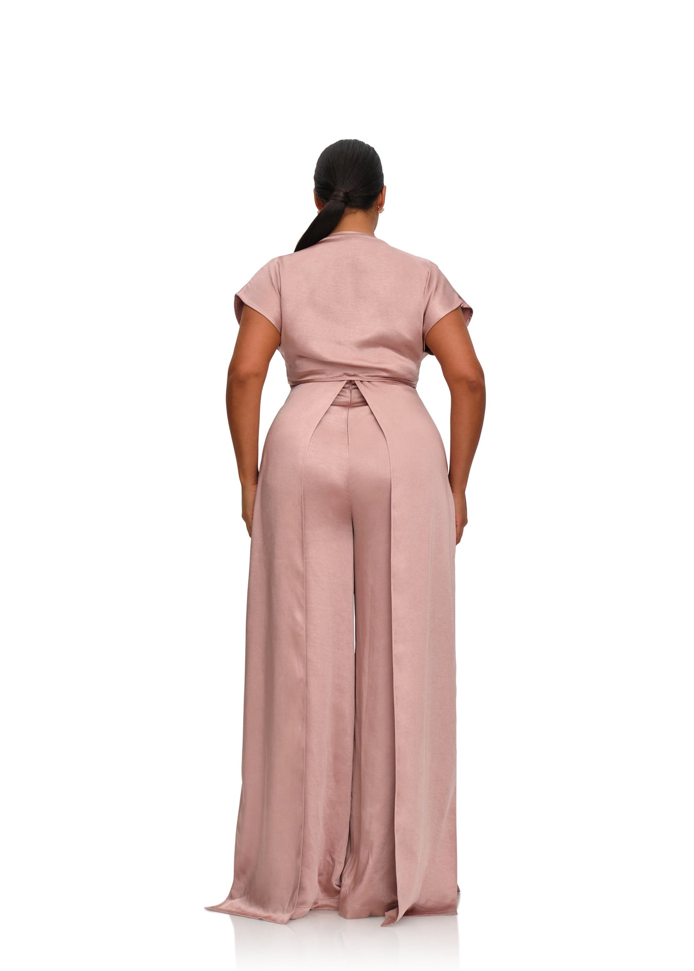 Hami High Waist Pants | Pearl Pink