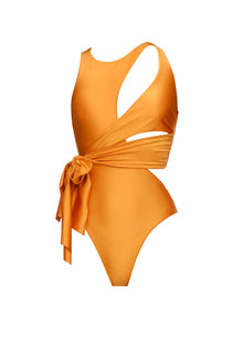 Lada One Piece Swimsuit | Sunset Gold