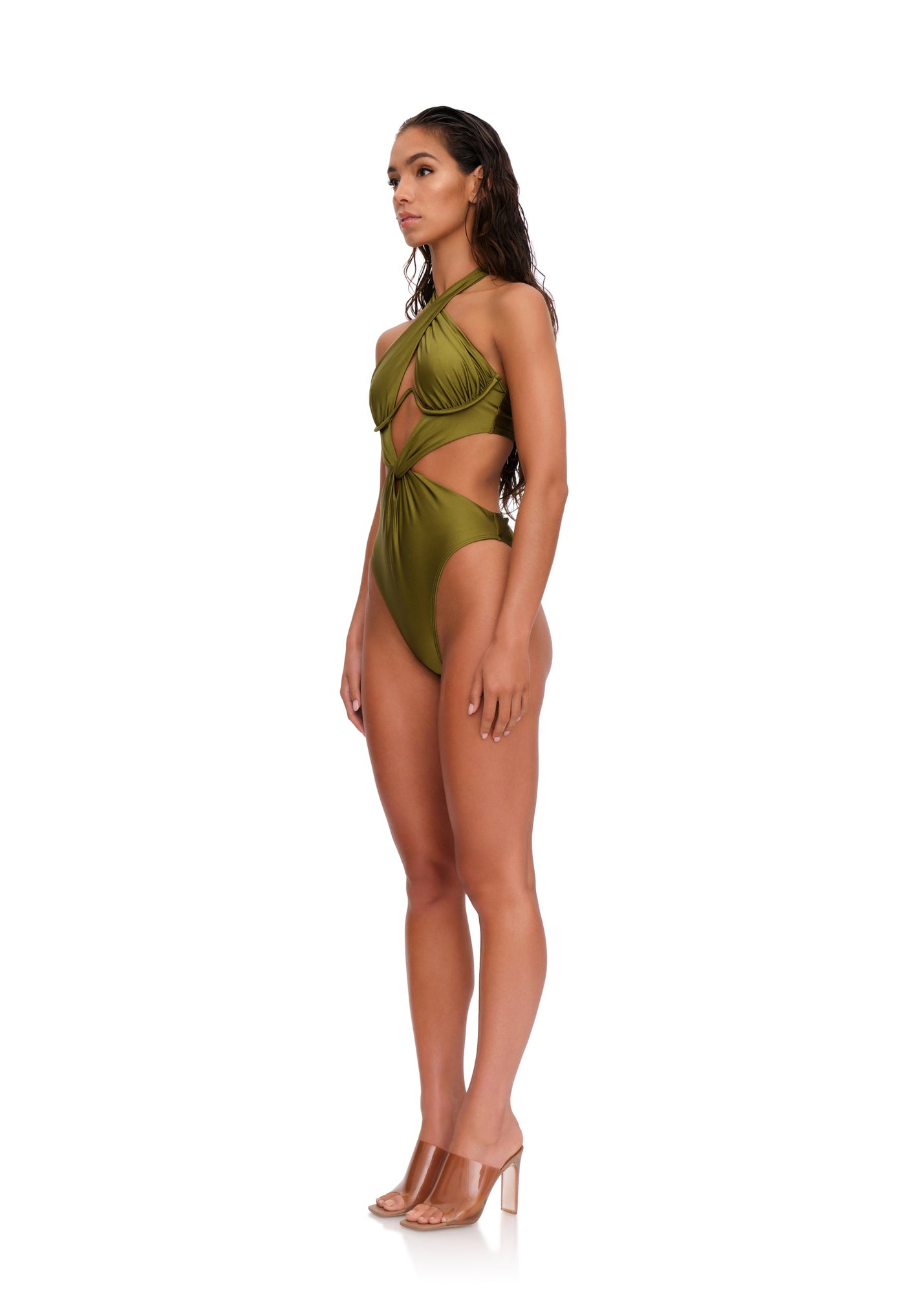 Nayo One Piece Swimsuit | Emerald