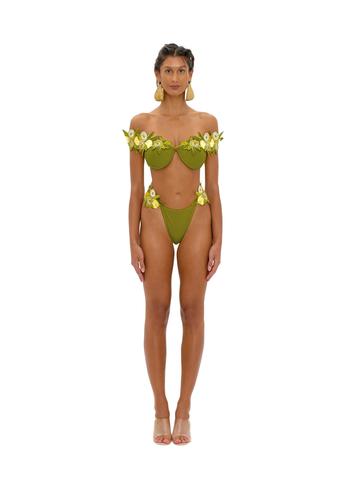 Mona Bikini Top | Olive