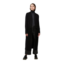 Annabella Straight-Fit Maxi-Length Sustainable Coatigan | Black