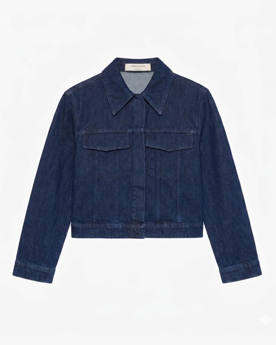 Cropped Denim Jacket | Dark Wash