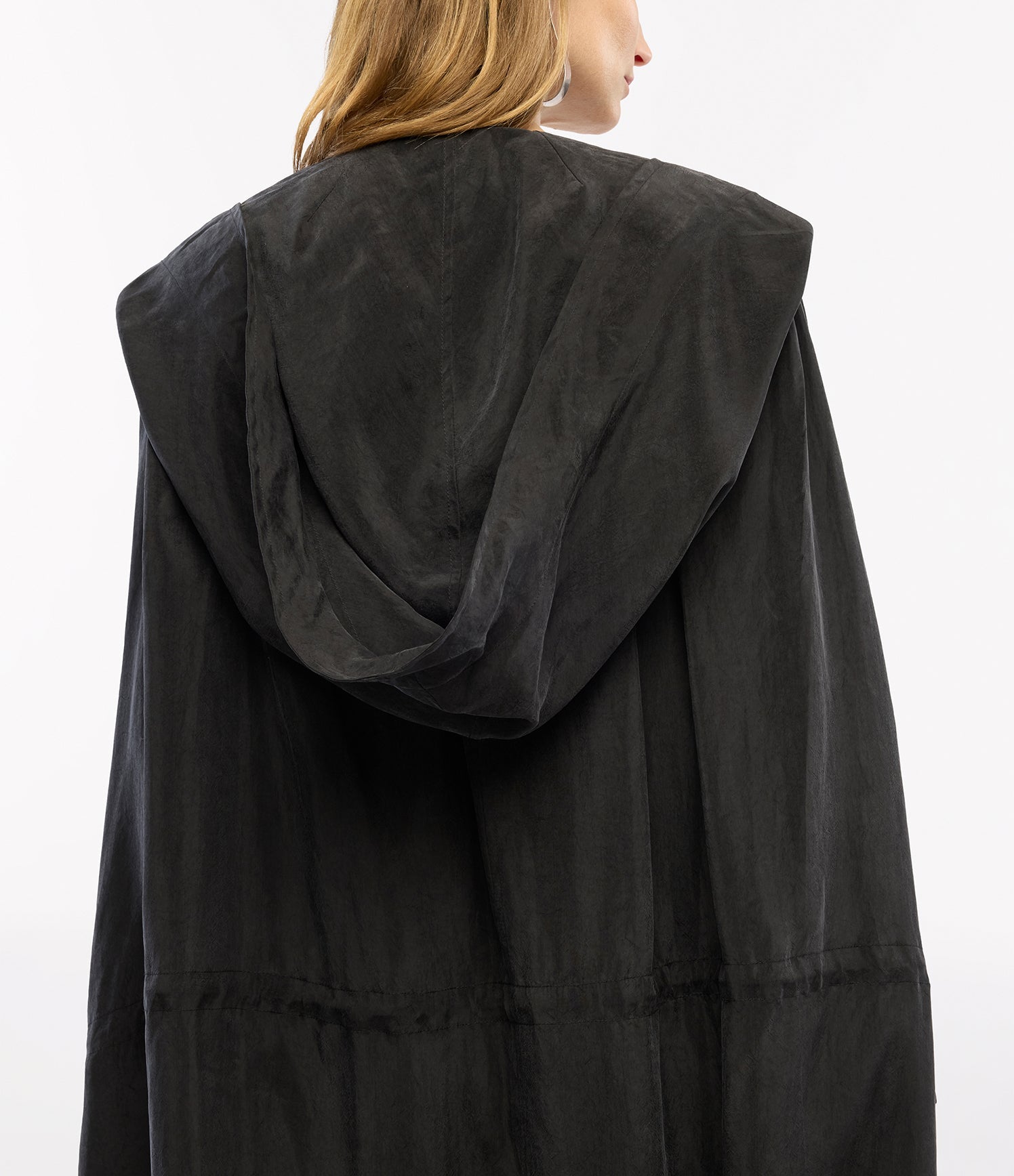 Another Tomorrow Parka in Black – Lyocell Women's Outerwear