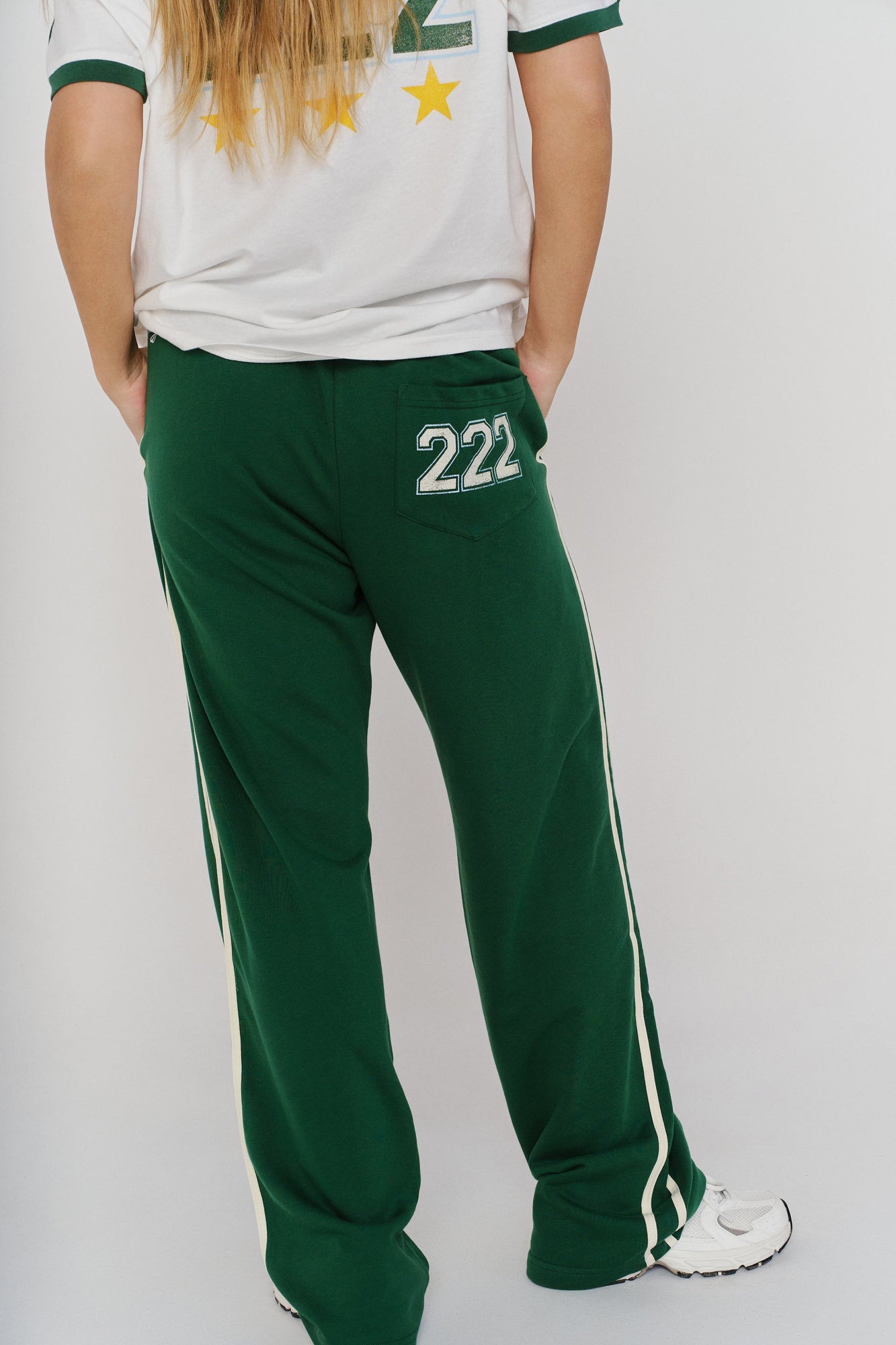 Angel All-Stars Wide Leg Sweatpants | Forest Green