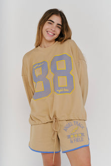Angel Track & Field Crewneck | Vintage Latte