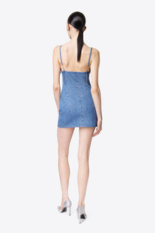 Crystal Embellished Cup Mini Dress