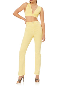 Heston Straight Leg Pant | Canary Yellow