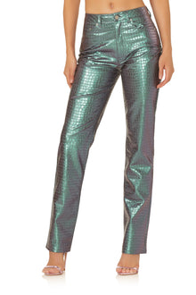 Heston Straight Leg Pant | Mermaid Iridescent