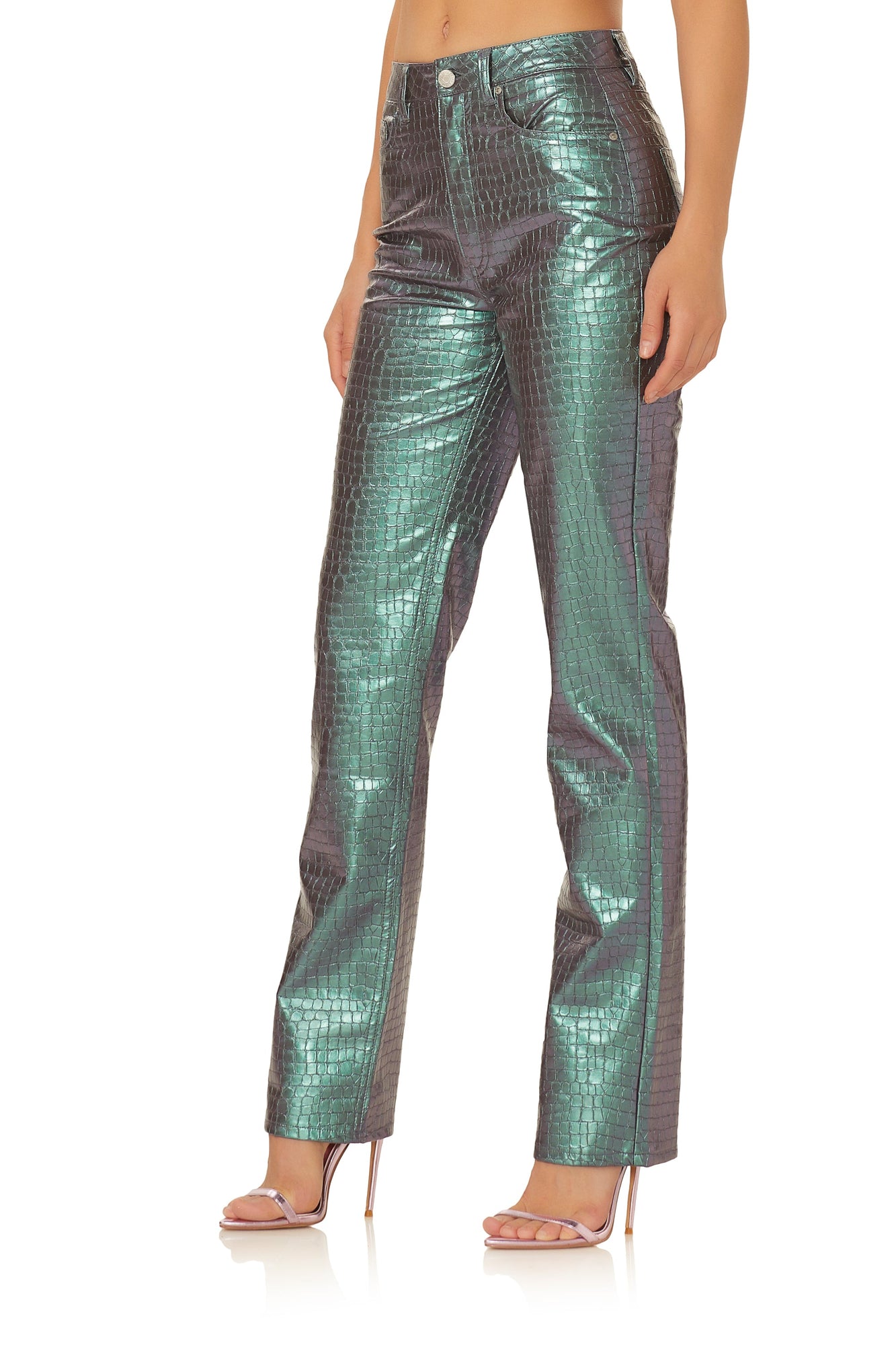 Heston Straight Leg Pant | Mermaid Iridescent