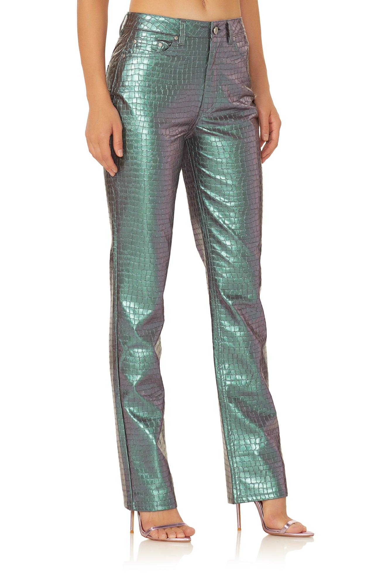 Heston Straight Leg Pant | Mermaid Iridescent