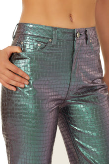 Heston Straight Leg Pant | Mermaid Iridescent