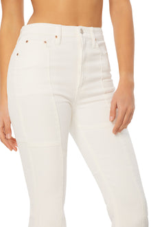 Sylar Slim Flare Jean | Bright White