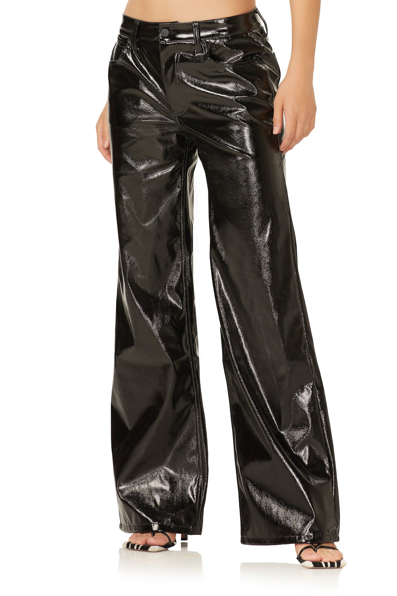 Xander Wide Leg Pant | Noir