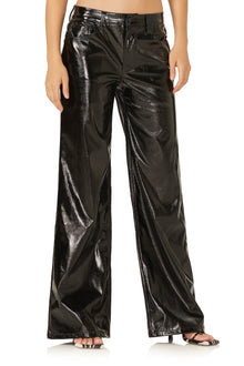 Xander Wide Leg Pant | Noir