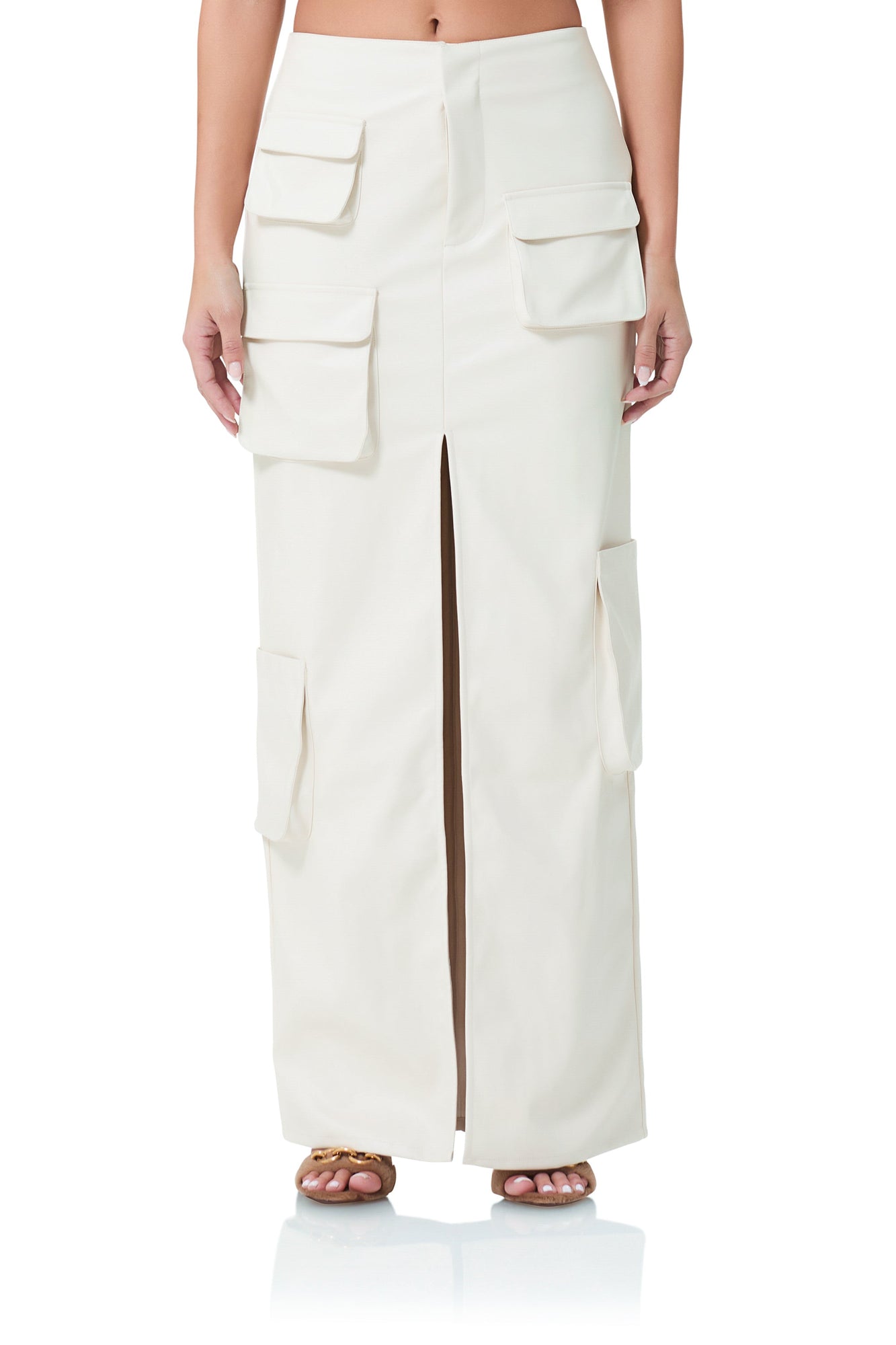 Nova Maxi Skirt | Ivory