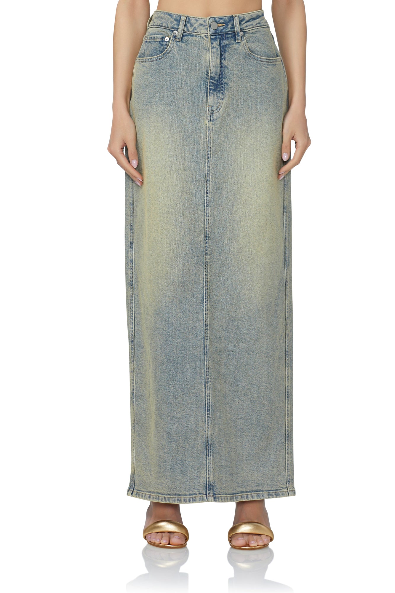 Amiri Maxi Skirt | Mellow Tint Wash