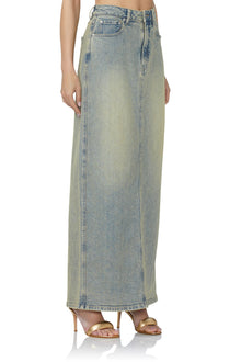 Amiri Maxi Skirt | Mellow Tint Wash