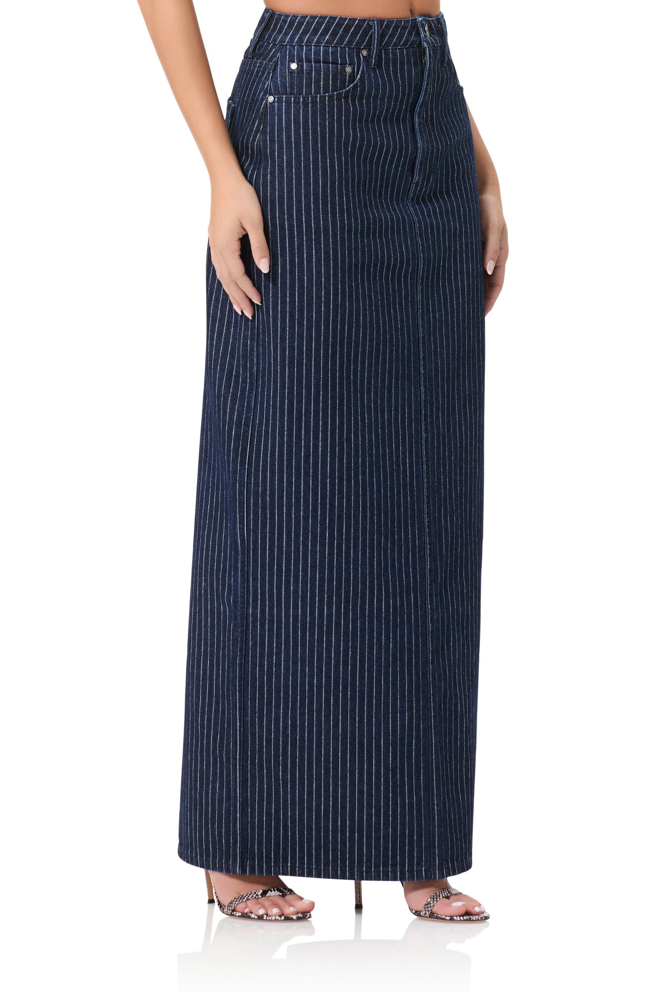 Amiri Maxi Skirt | Dark Wash