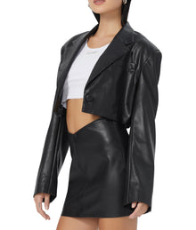 Petra Crop Blazer | Noir