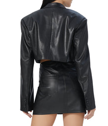 Petra Crop Blazer | Noir