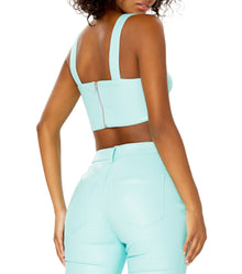 Koa Top | Aruba Blue