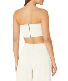 Sammie Bustier Top | Matte White