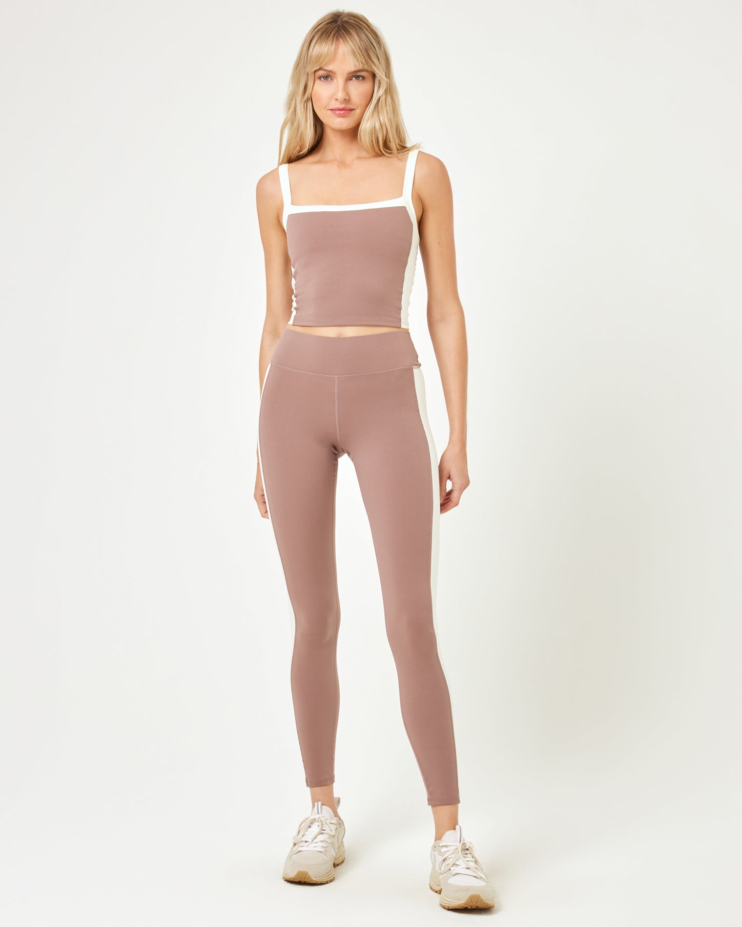 Sidelines Top | Fawn-Cream