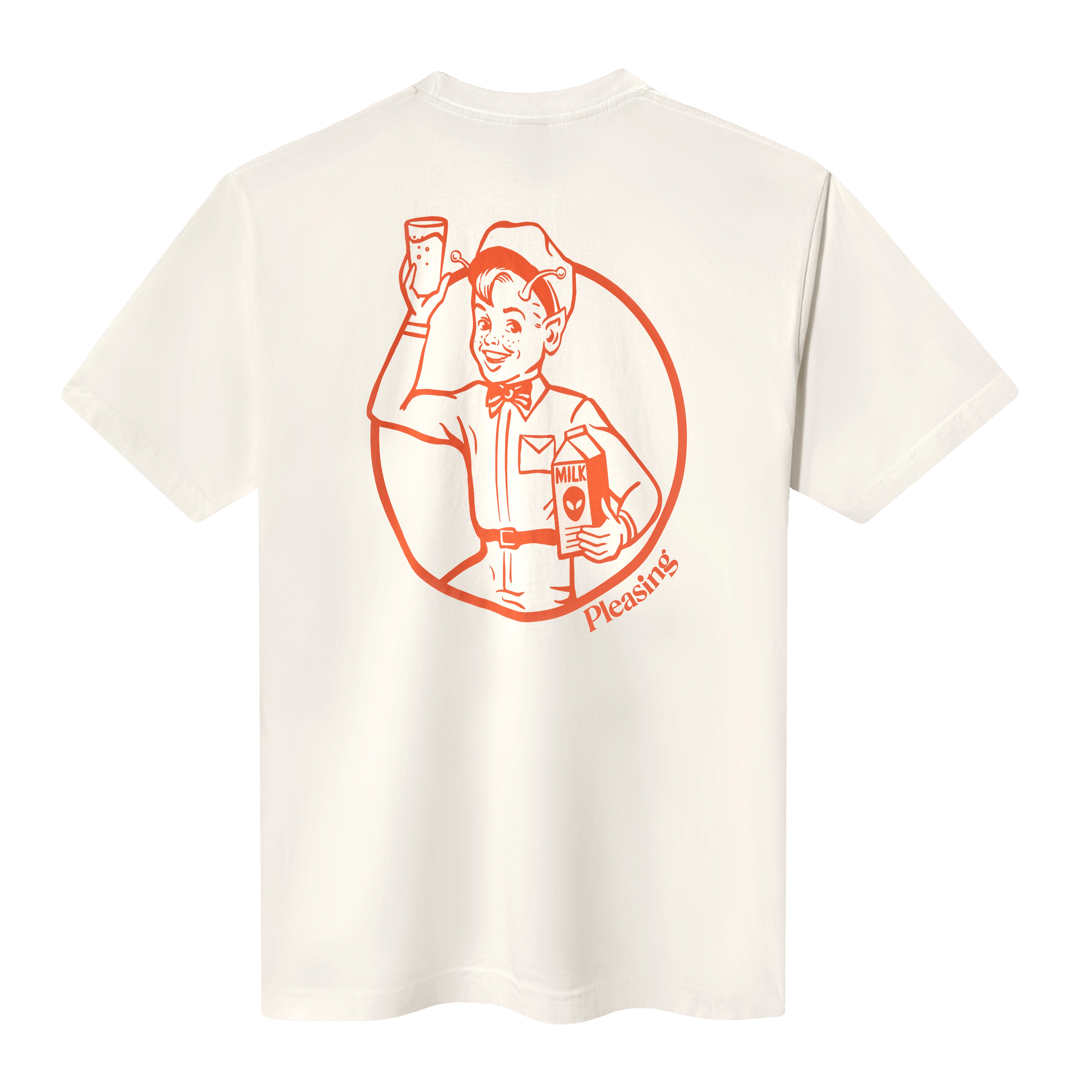 The AstroMilk Man Tee | White