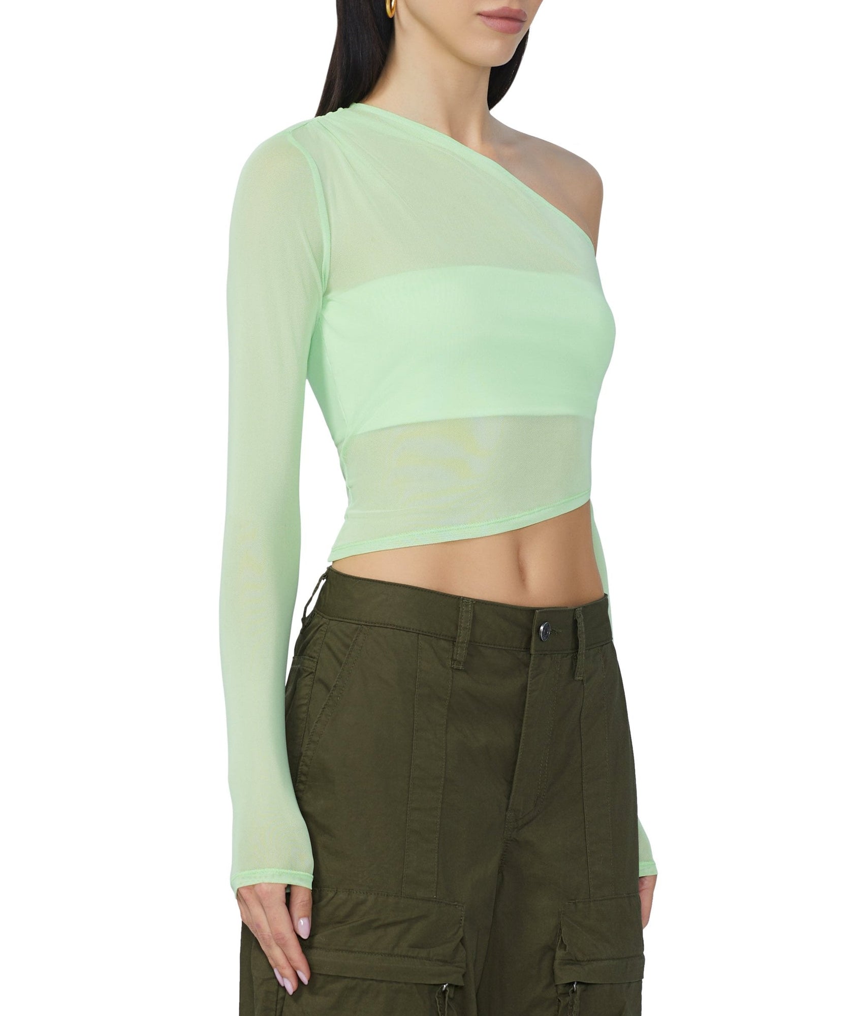 Linnie Top | Neon Mint