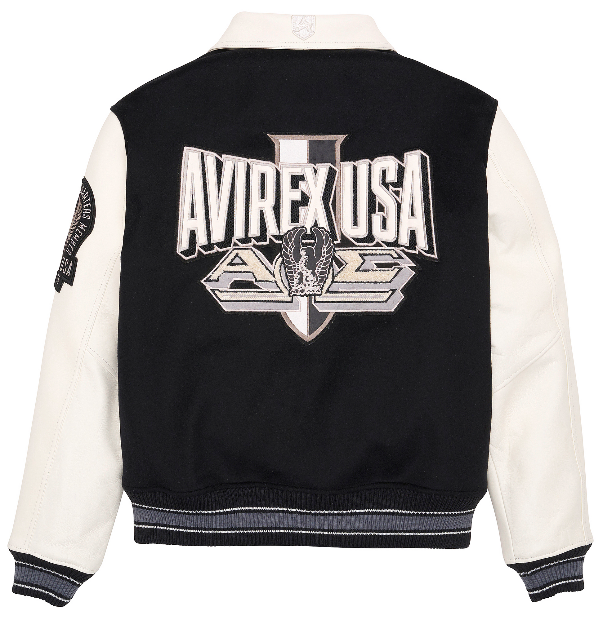 Omega Wool-Leather Jacket | Black