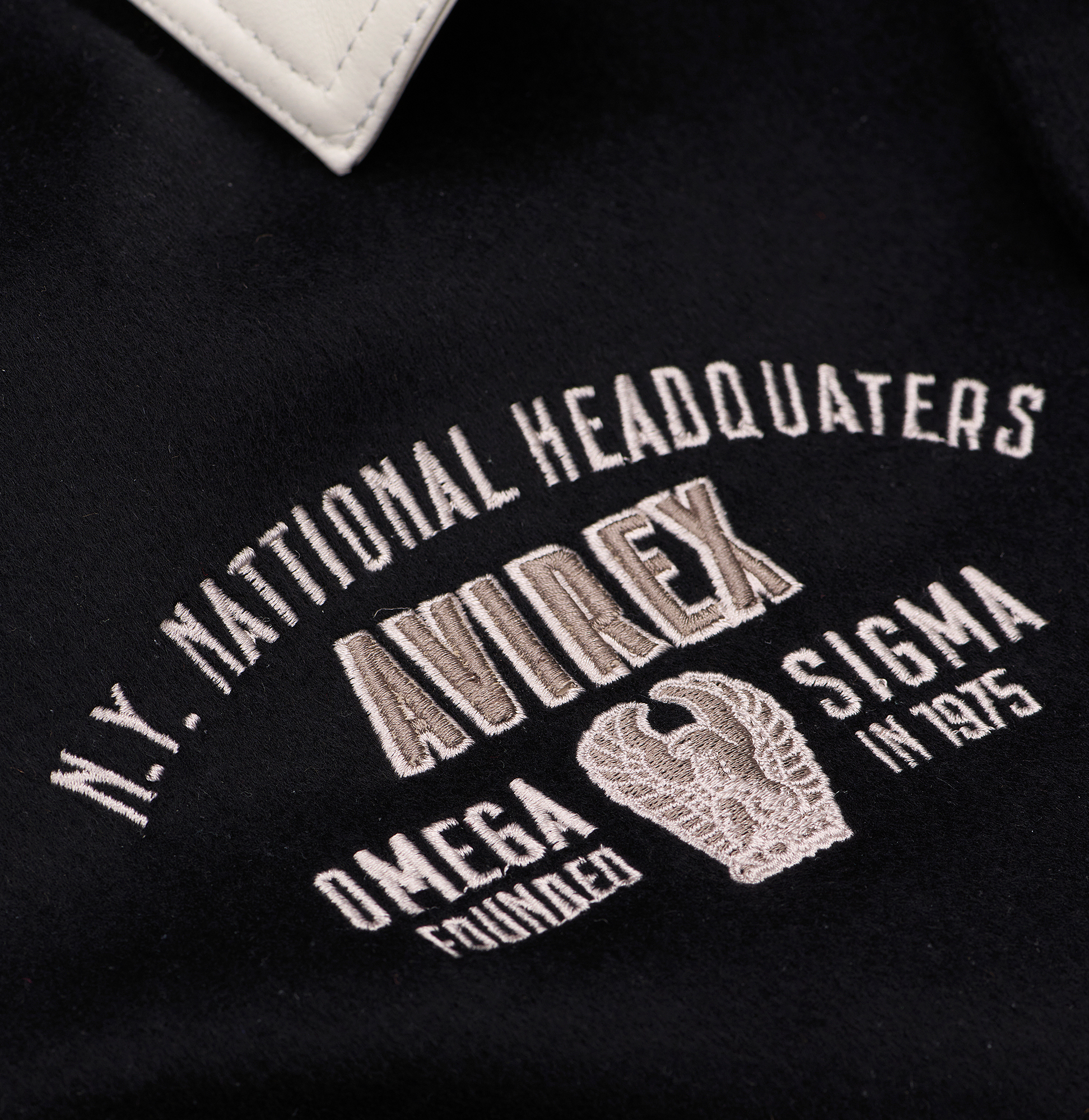 Omega Wool-Leather Jacket | Black