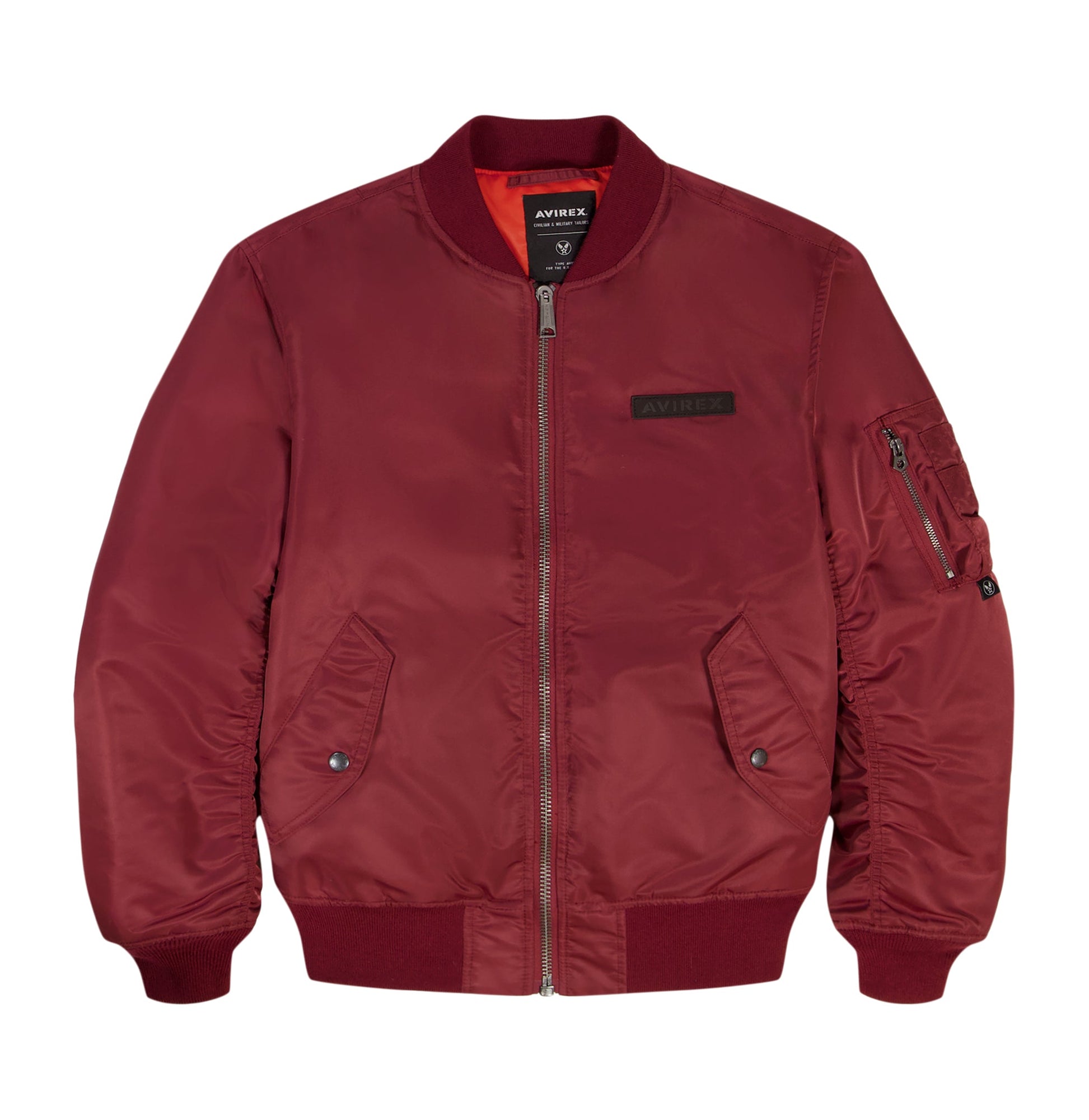AVIREX NB-52A MA-1ジャケット Mサイズ レッド AVIREX（アヴィレックス） 50周年モデル MA-1ジャケット SIGNATURE BIG