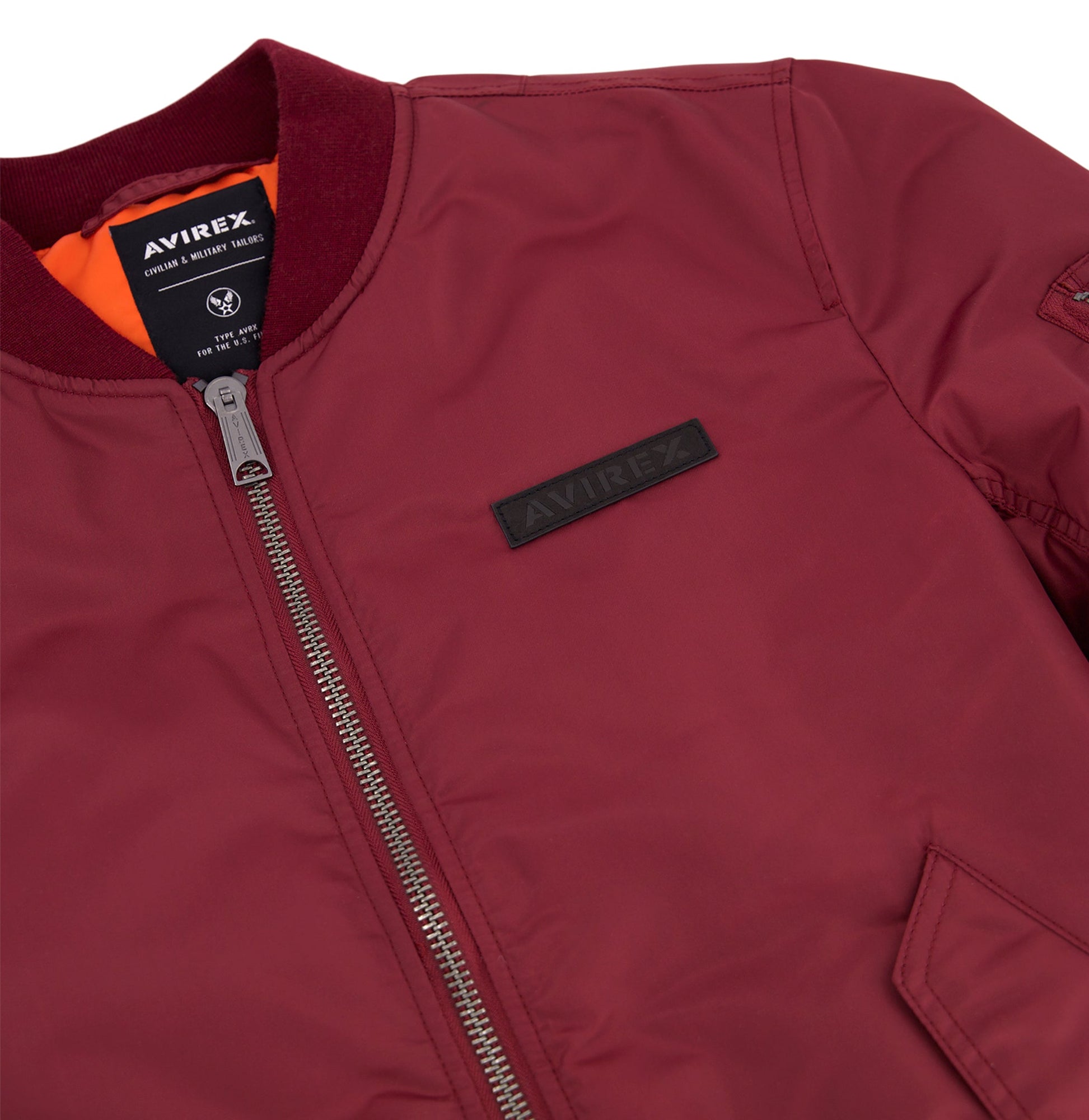 AVIREX NB-52A MA-1ジャケット Mサイズ レッド AVIREX（アヴィレックス） 50周年モデル MA-1ジャケット SIGNATURE BIG