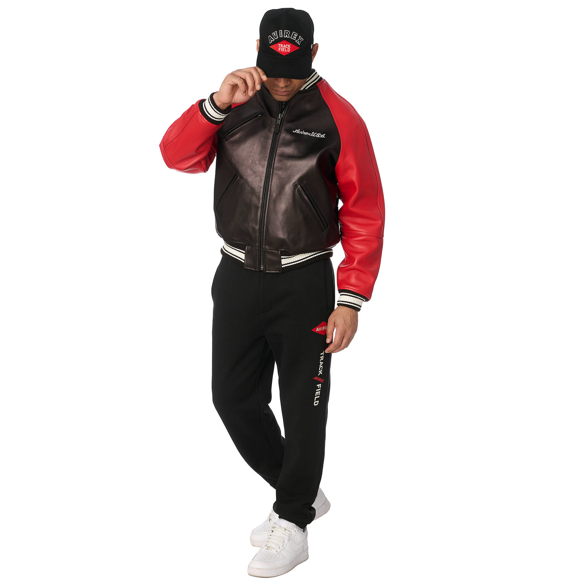 Track & Field Varsity Jacket | Black